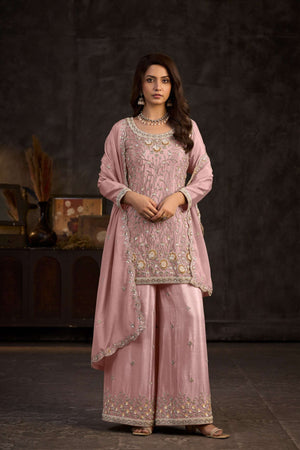 Gulkayra Aayka Chinon Embroidered Stitched Punjabi Salwar Suit
