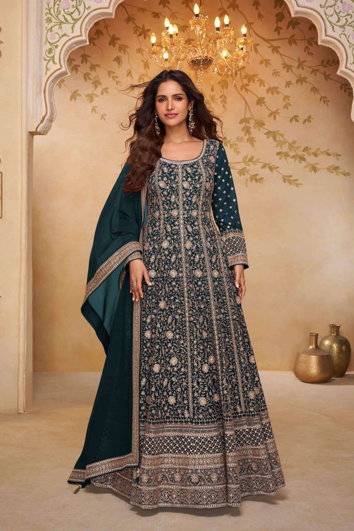 Gulkayra Libaas Georgette Embroidery Stitched Anarkali Suit
