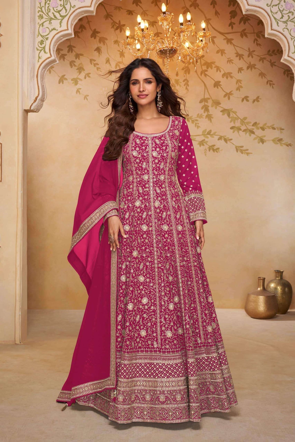 Gulkayra Libaas Georgette Embroidery Stitched Anarkali Suit