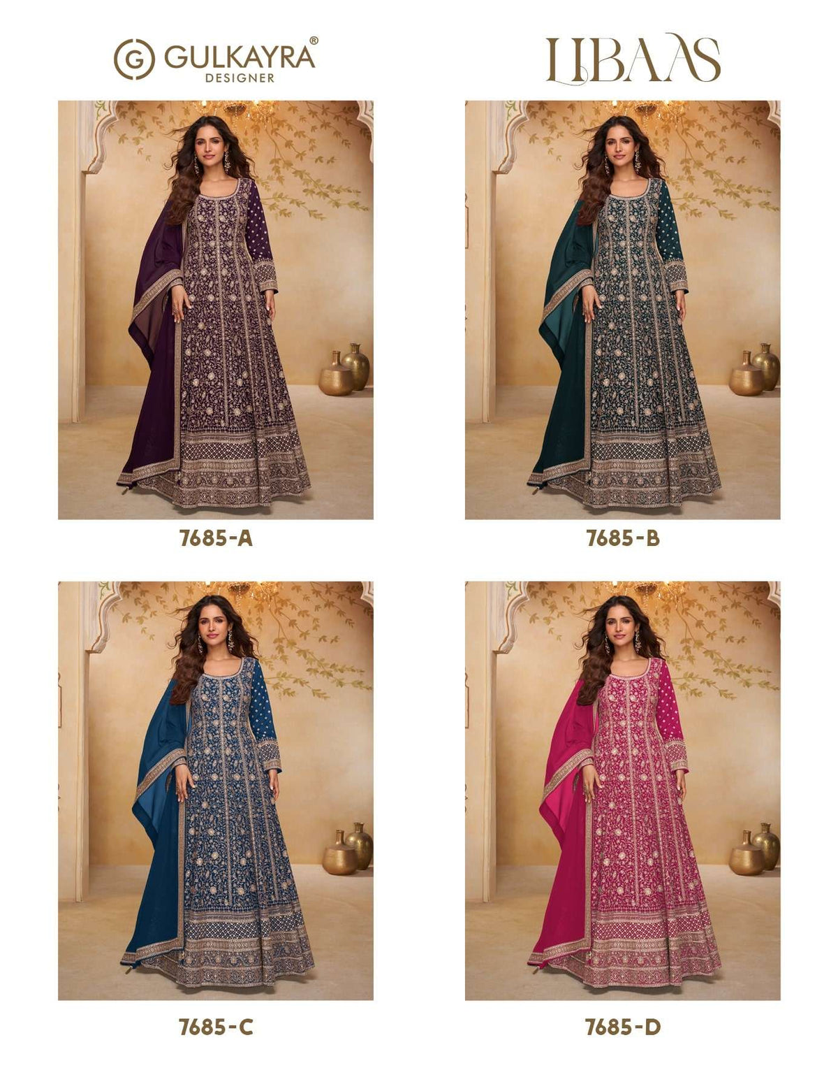 Gulkayra Libaas Georgette Embroidery Stitched Anarkali Suit