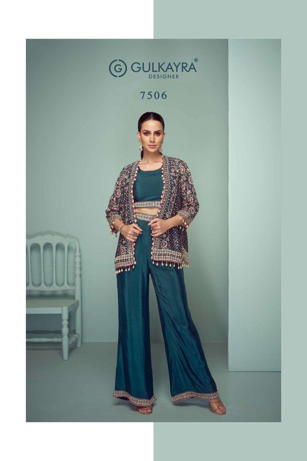 Gulkayra Mariyam Chinon Embroidery Premium Stitched Co-Ord Set