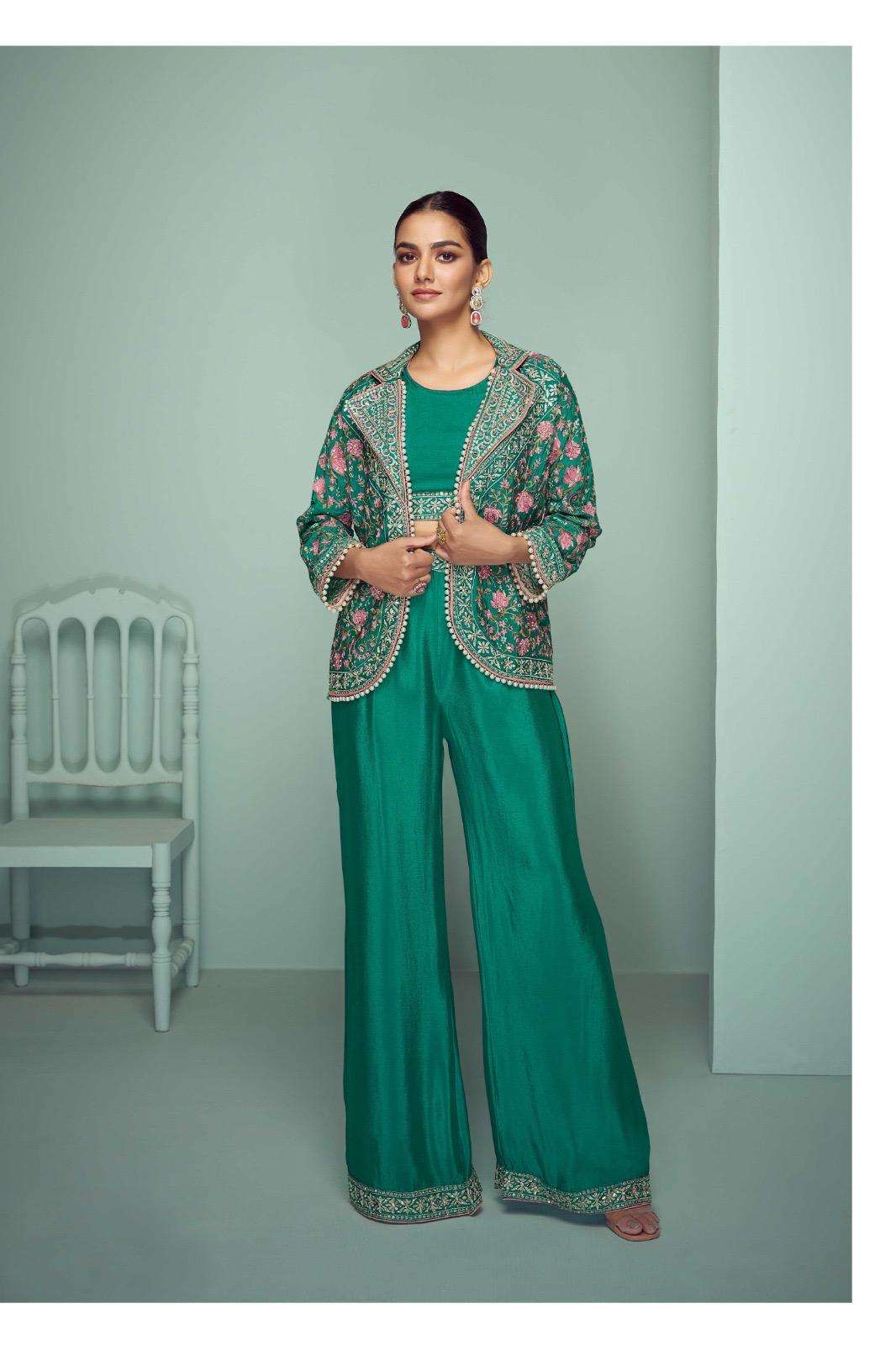 Gulkayra Mariyam Chinon Embroidery Premium Stitched Co-Ord Set