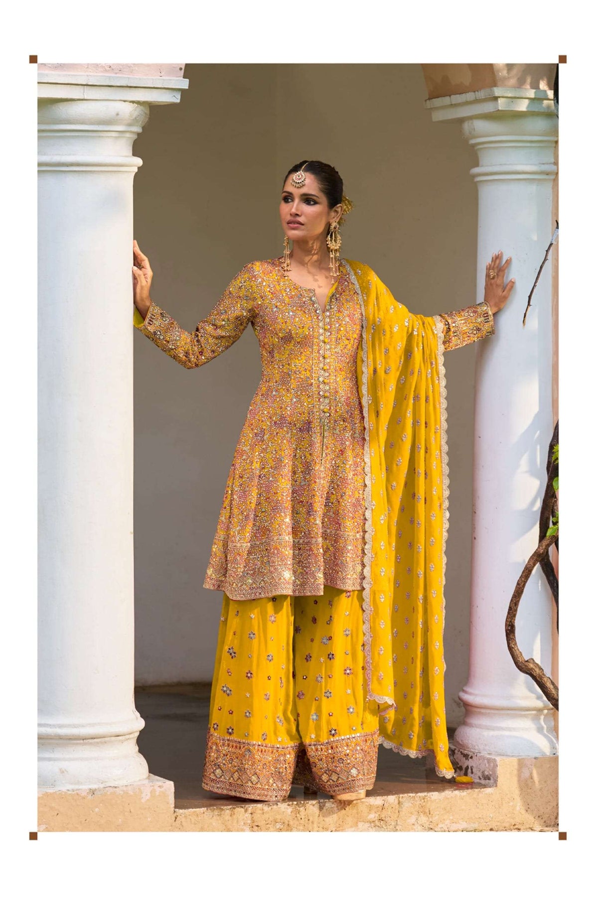 GULKAYRA RAKUL Georgette Stitched Salwar Suit Set