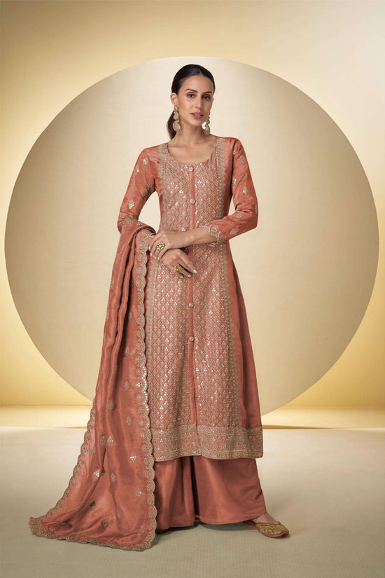 Gulkayra Sakhi Pure Simmer Silk Embroidery Stitched Suit