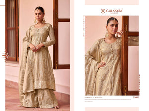 Gulkayra Zeenat Simmer Silk Embroidered Salwar Suit Set