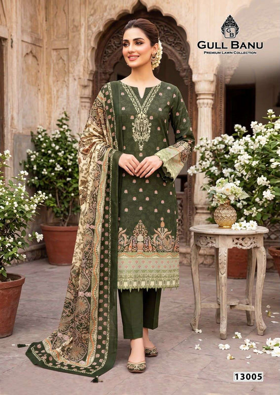 GULL AAHMED Gullbanu Vol-13 Cambridge Cotton Printed Pakistani Suit