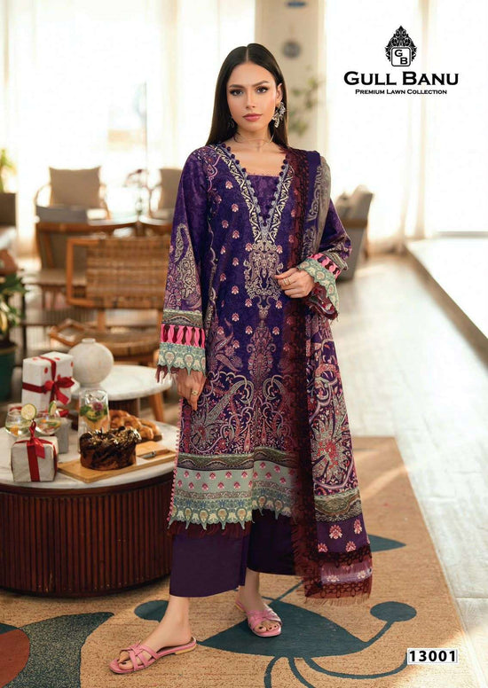 GULL AAHMED Gullbanu Vol-13 Cambridge Cotton Printed Pakistani Suit