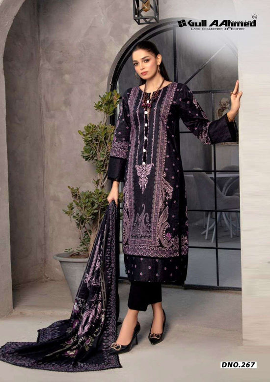 Gull Ahmed Lawn Collection Vol 34 Cambric Cotton Dress Material
