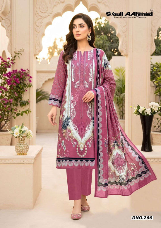 Gull Ahmed Lawn Collection Vol 34 Cambric Cotton Dress Material