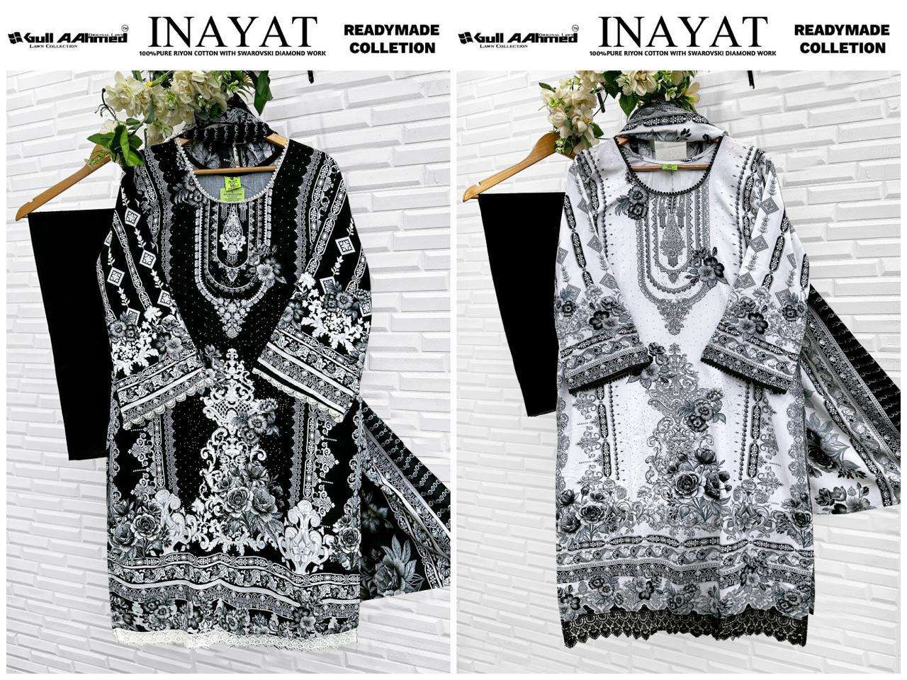 GULLAAHMED INAYAT Cotton Pakistani Suit Set