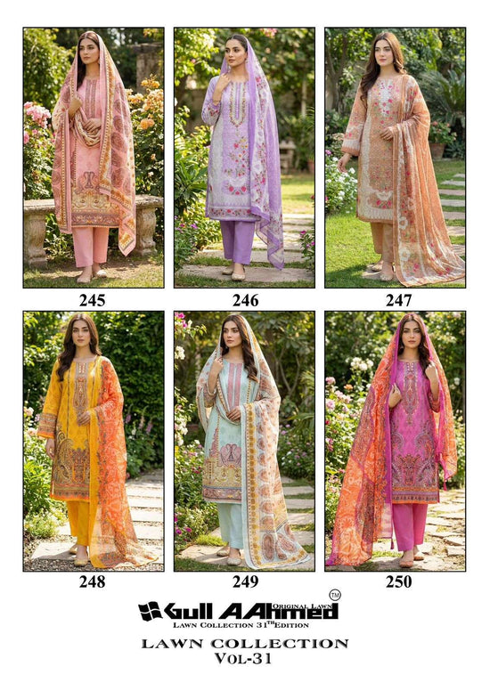 Gullaahmed Lawn Collection Vol-31