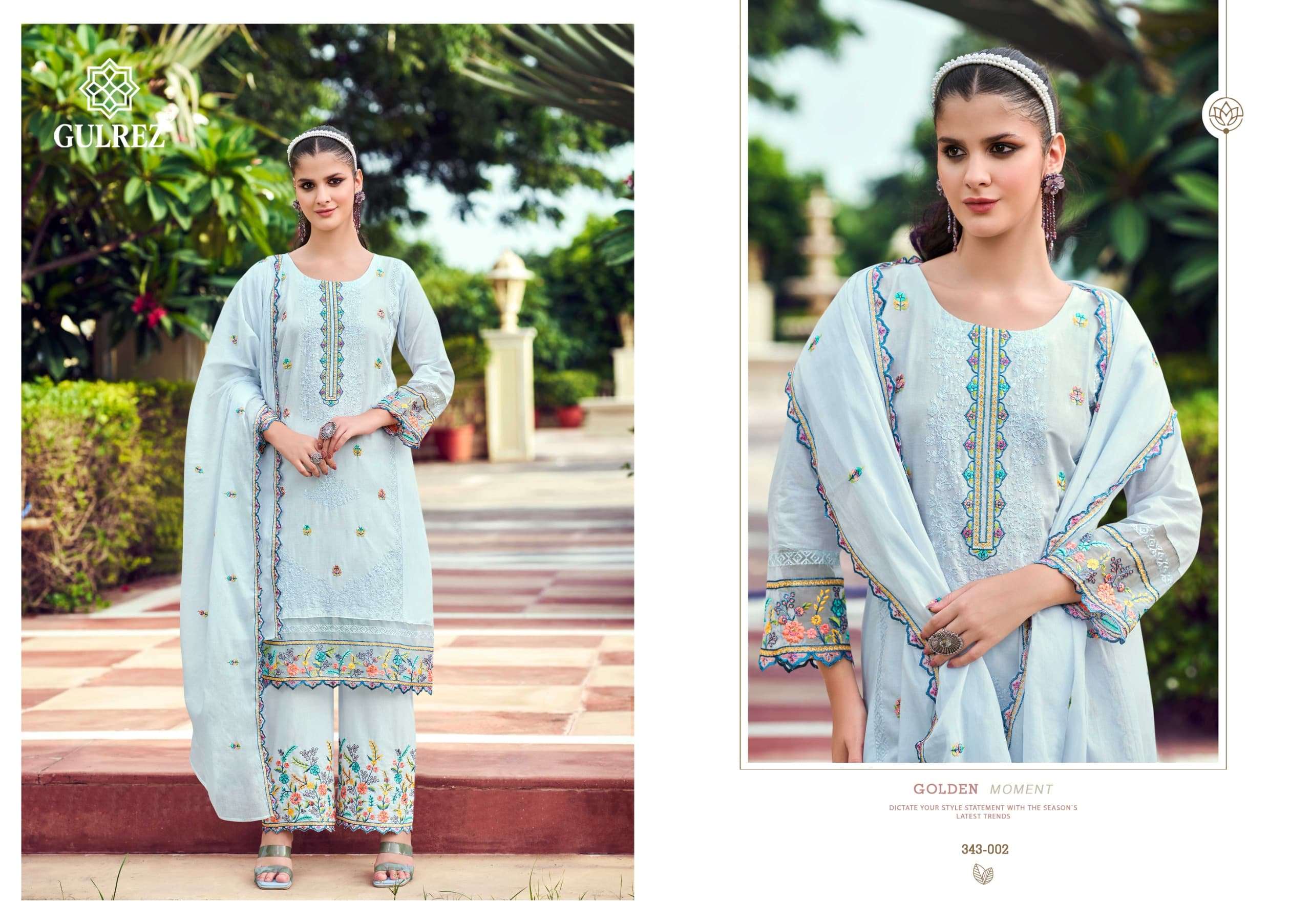 GULREZ ASMA Cotton Stitched Pakistani Suit Set - Amrah Wholesale