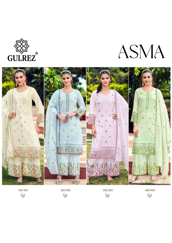 GULREZ ASMA Cotton Stitched Pakistani Suit Set - Amrah Wholesale