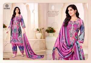 Gulrez Zahira Premium Crape Kurti Pant Dupatta Set - Amrah Wholesale