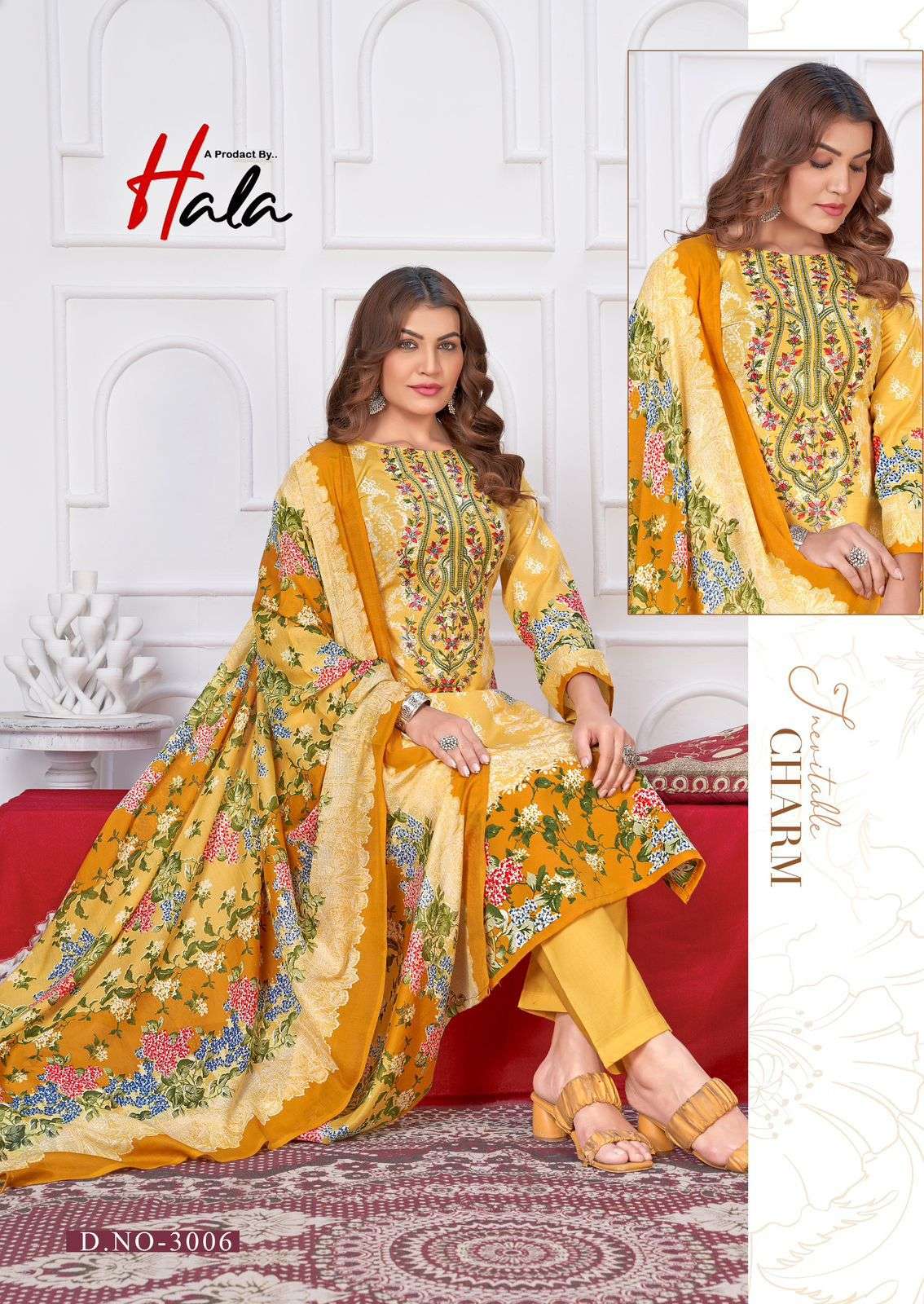 Hala Aayat Vol 3 Premium Cotton Printed Dress Material - Amrah Wholesale