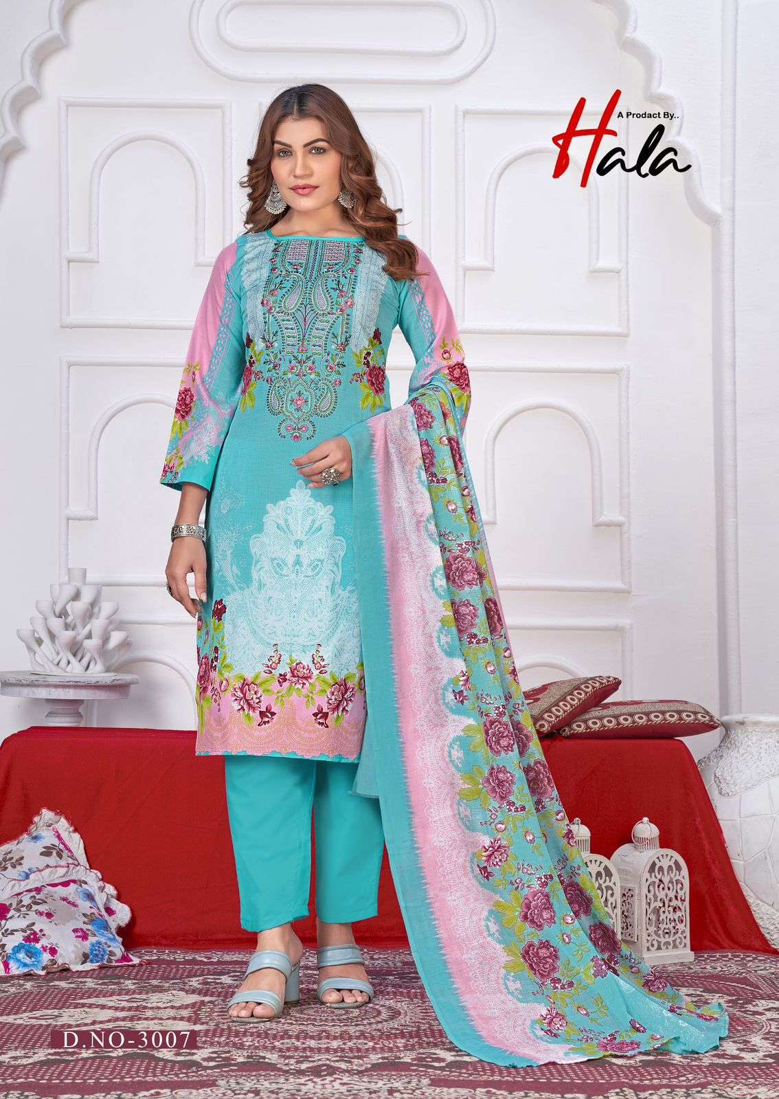 Hala Aayat Vol 3 Premium Cotton Printed Dress Material - Amrah Wholesale