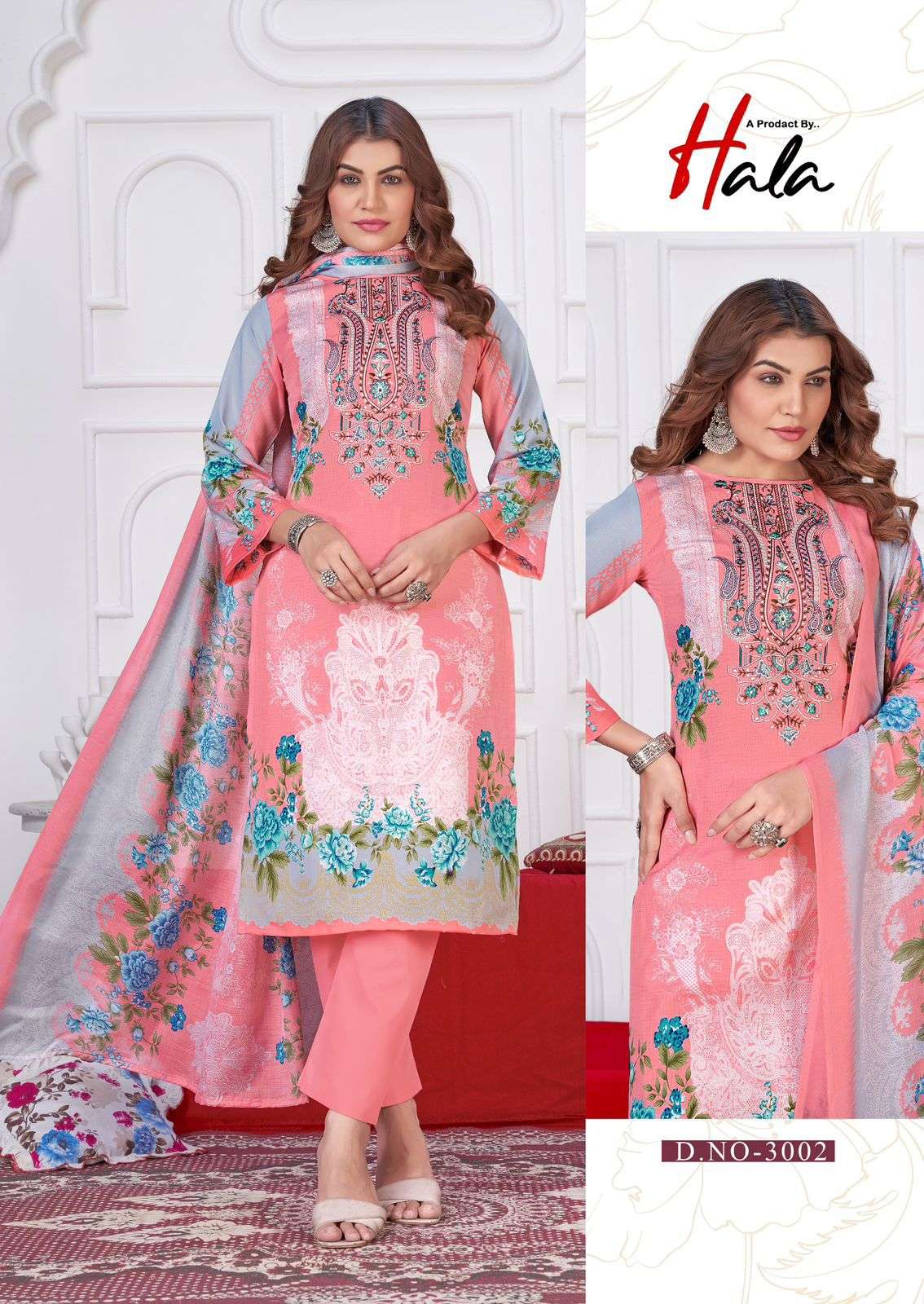 Hala Aayat Vol 3 Premium Cotton Printed Dress Material - Amrah Wholesale