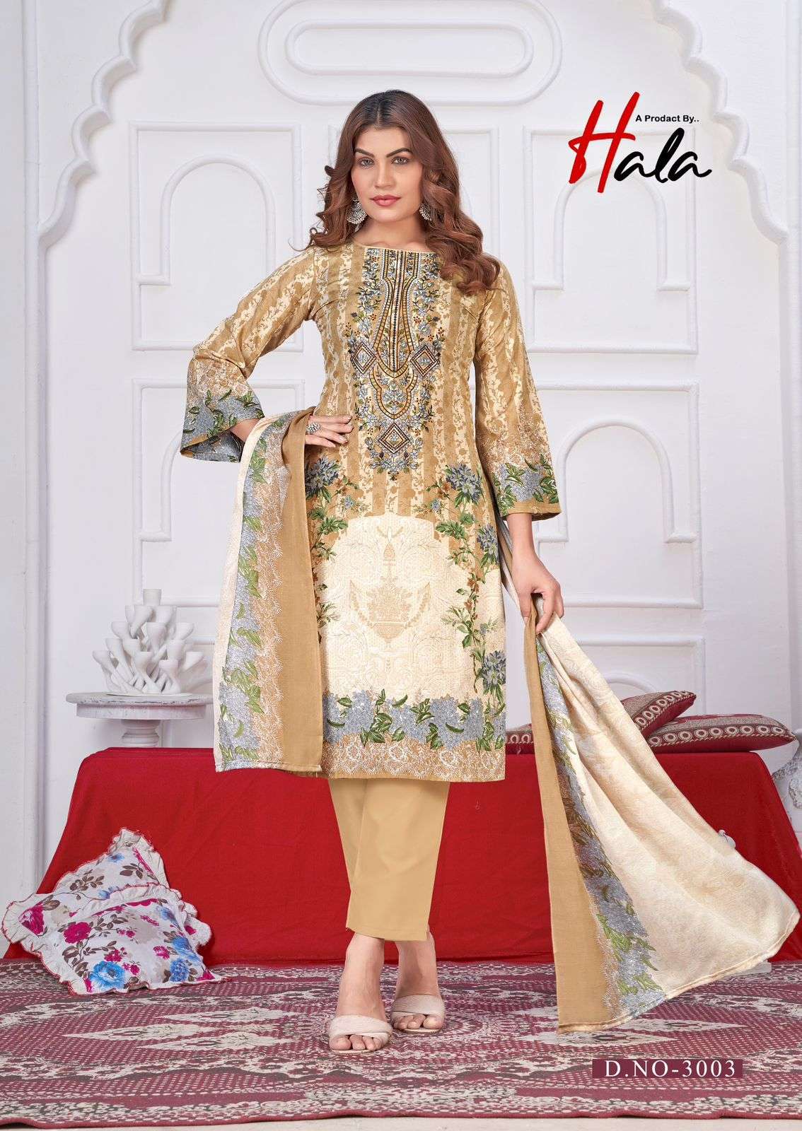 Hala Aayat Vol 3 Premium Cotton Printed Dress Material - Amrah Wholesale