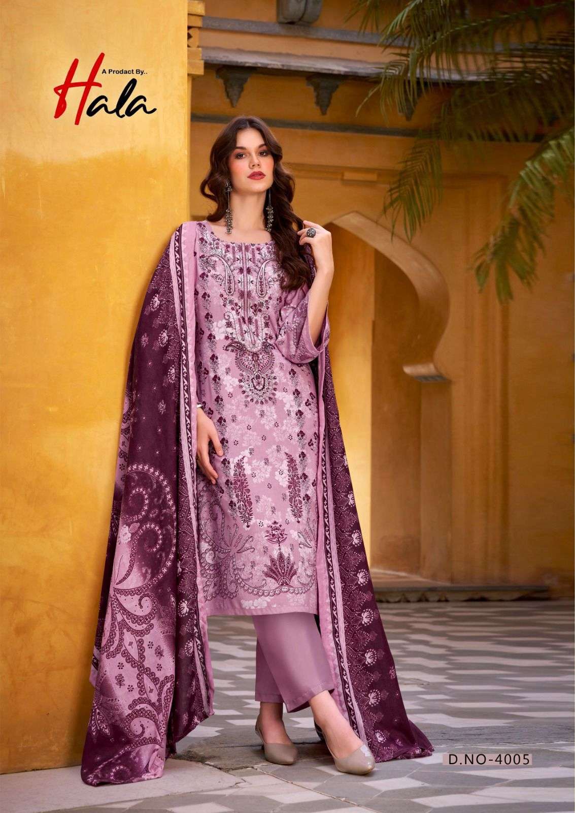 Hala Aayat Vol-4 Soft Cotton Printed Dress Material