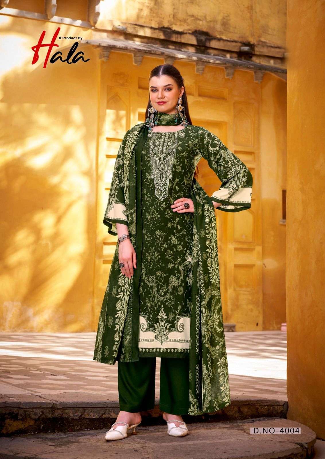 Hala Aayat Vol-4 Soft Cotton Printed Dress Material