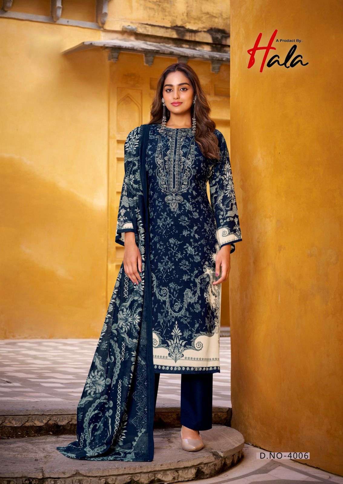Hala Aayat Vol-4 Soft Cotton Printed Dress Material