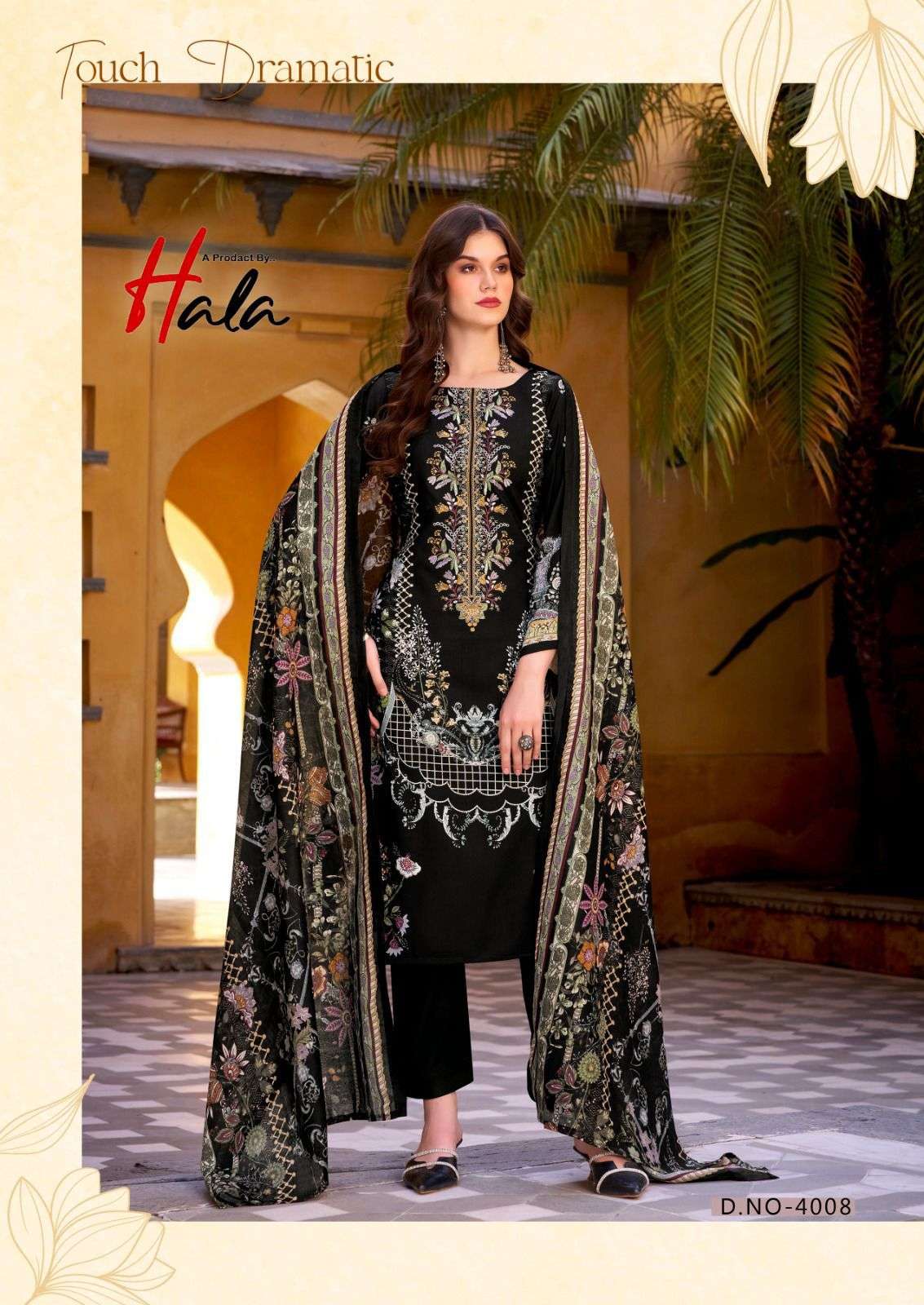 Hala Aayat Vol-4 Soft Cotton Printed Dress Material