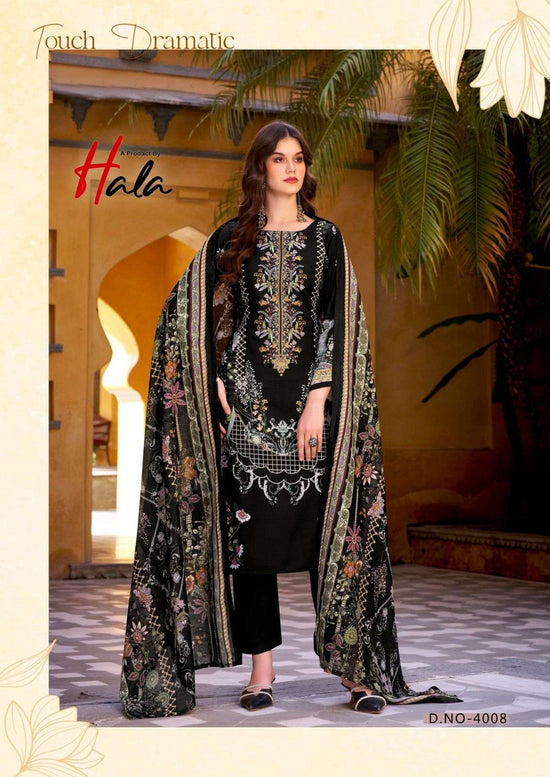 Hala Aayat Vol-4 Soft Cotton Printed Dress Material