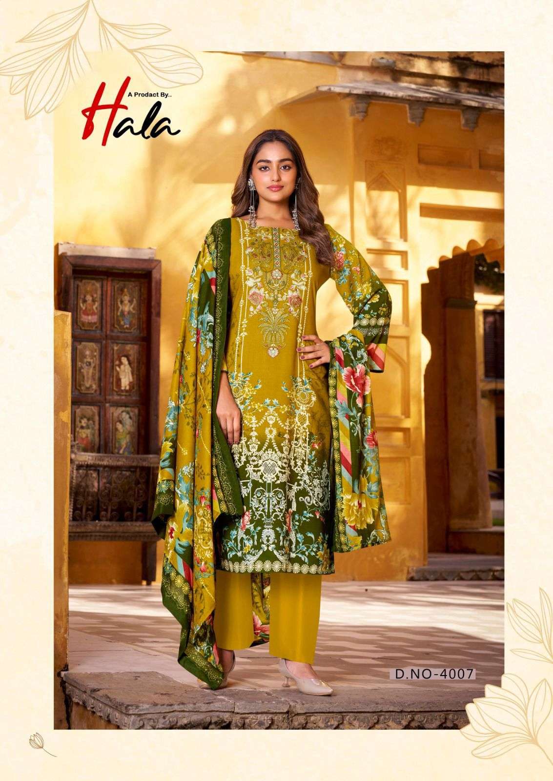 Hala Aayat Vol-4 Soft Cotton Printed Dress Material