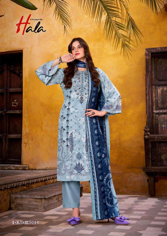 Hala Aayat Vol-4 Soft Cotton Printed Dress Material