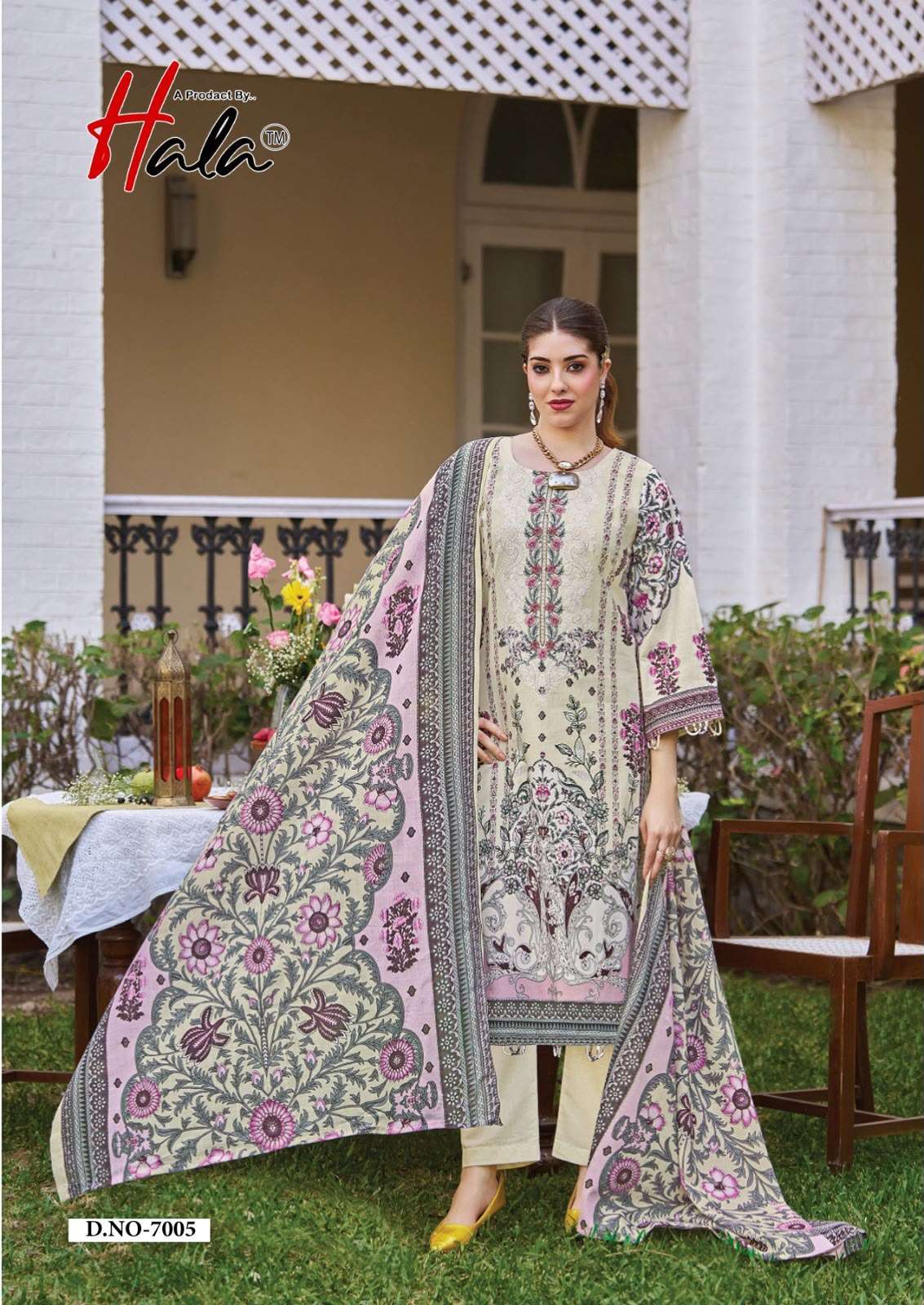 Hala Aayat Vol-7 Digital Cotton Printed Unstitched Pakistani Suit