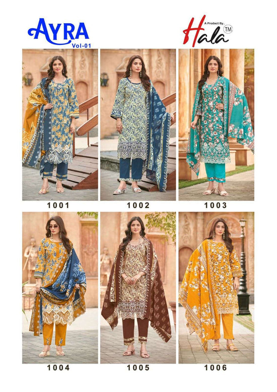 HALA AYRA Vol-01 Cotton Printed Pakistani Suit