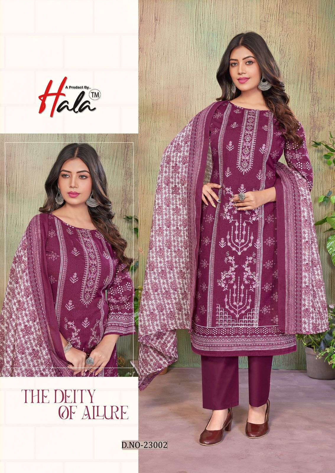 Hala Bin Saeed Vol-23 Cotton Pakistani Suit