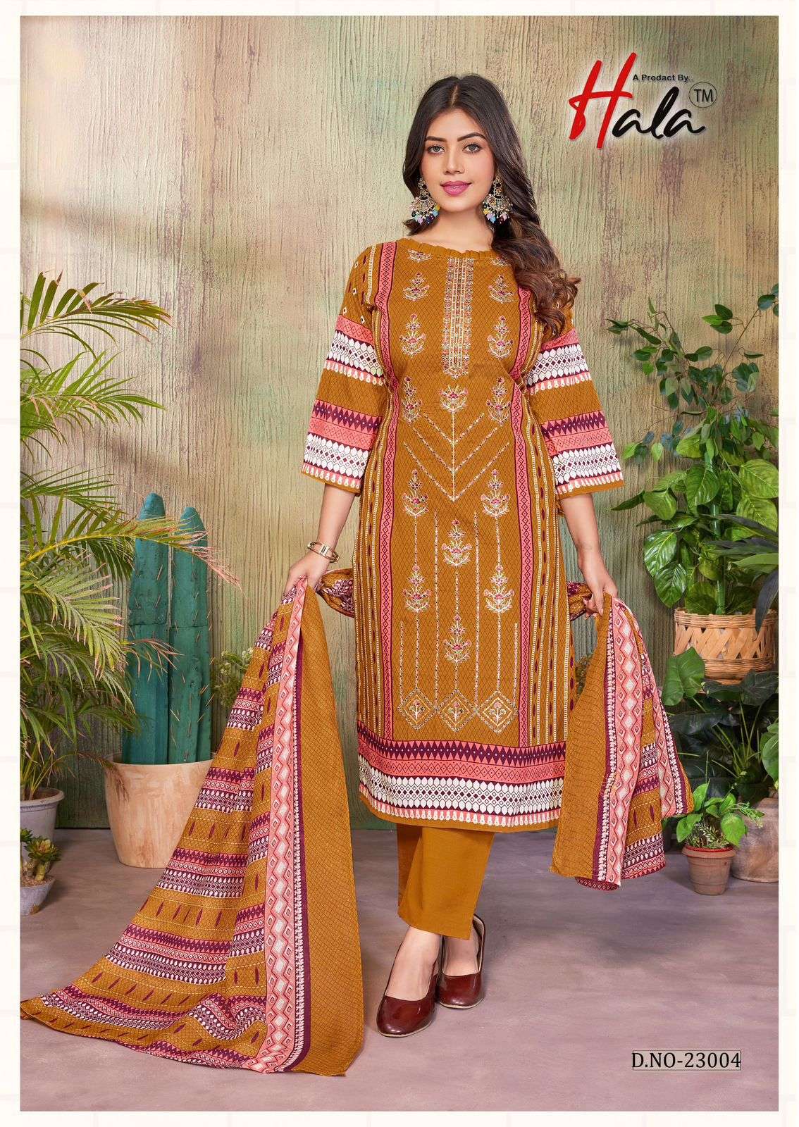 Hala Bin Saeed Vol-23 Cotton Pakistani Suit