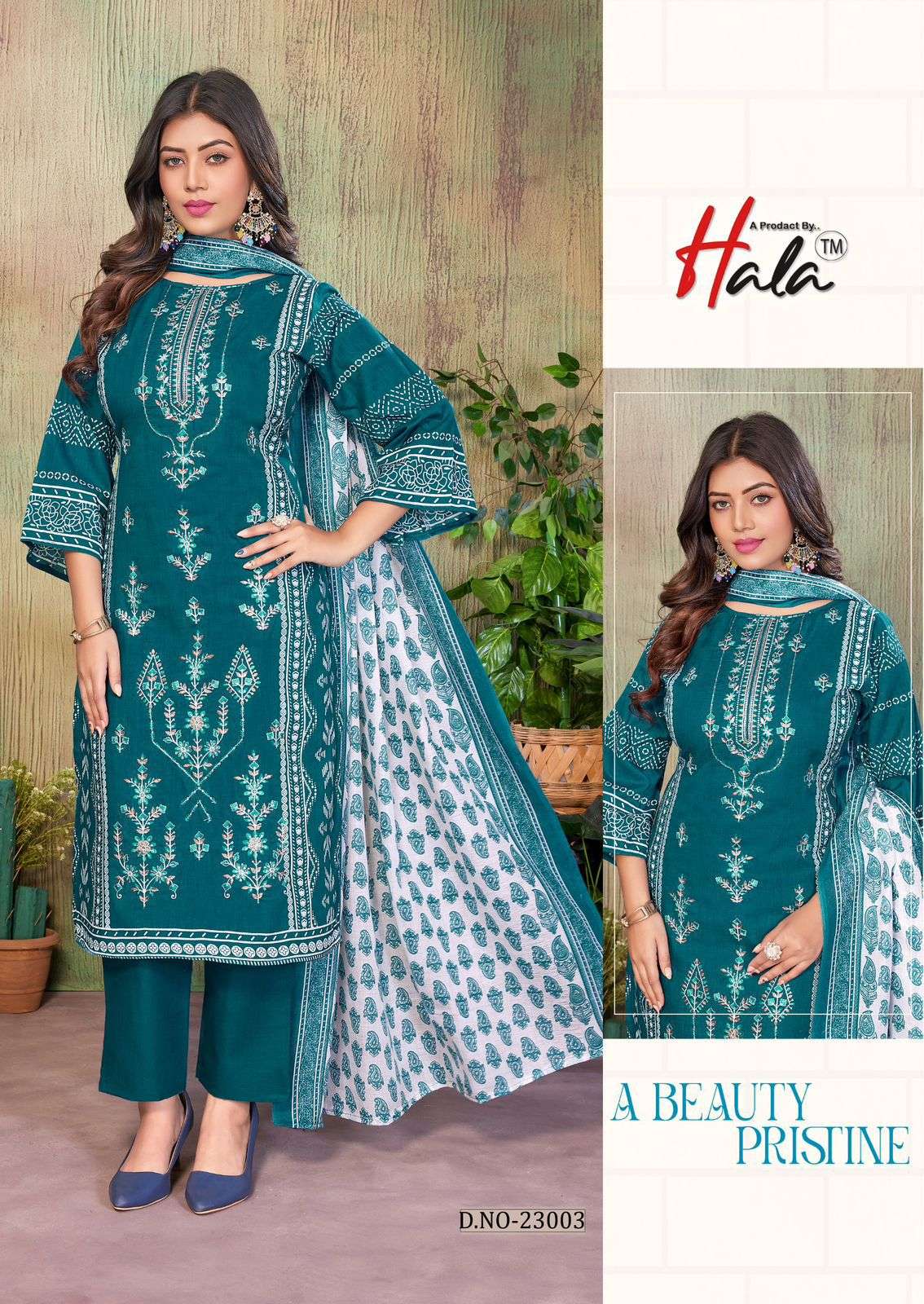 Hala Bin Saeed Vol-23 Cotton Pakistani Suit