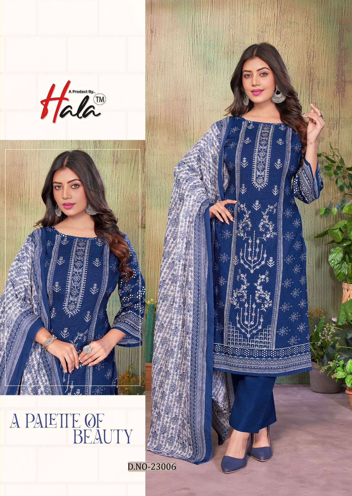 Hala Bin Saeed Vol-23 Cotton Pakistani Suit