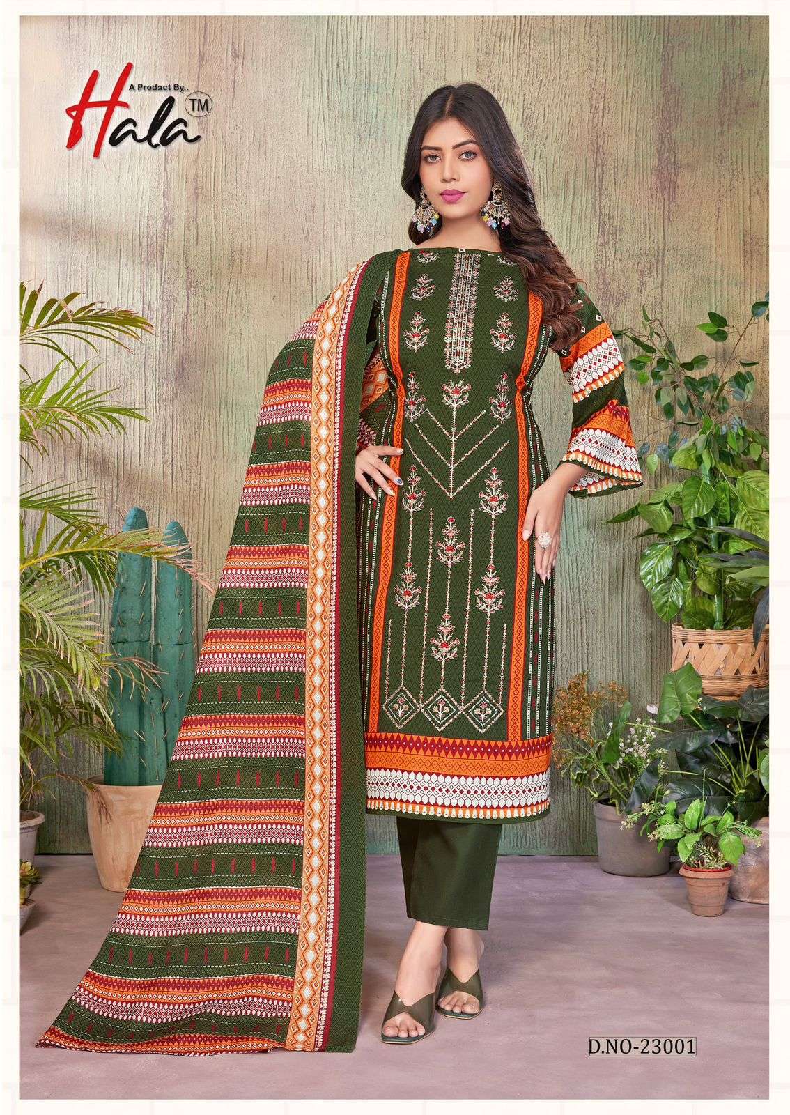 Hala Bin Saeed Vol-23 Cotton Pakistani Suit
