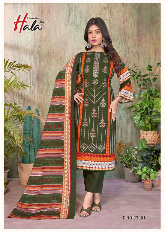Hala Bin Saeed Vol-23 Cotton Pakistani Suit