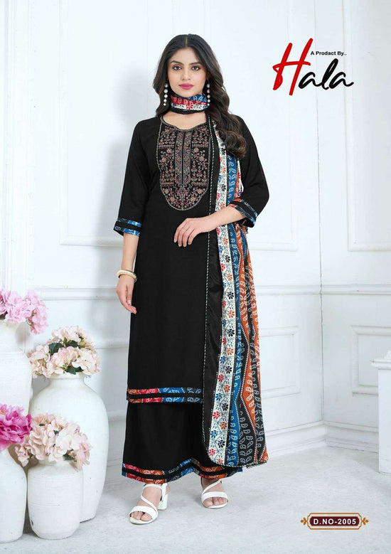 HALA Nigaar Vol 02 Rayon Printed Dress Material - Amrah Wholesale