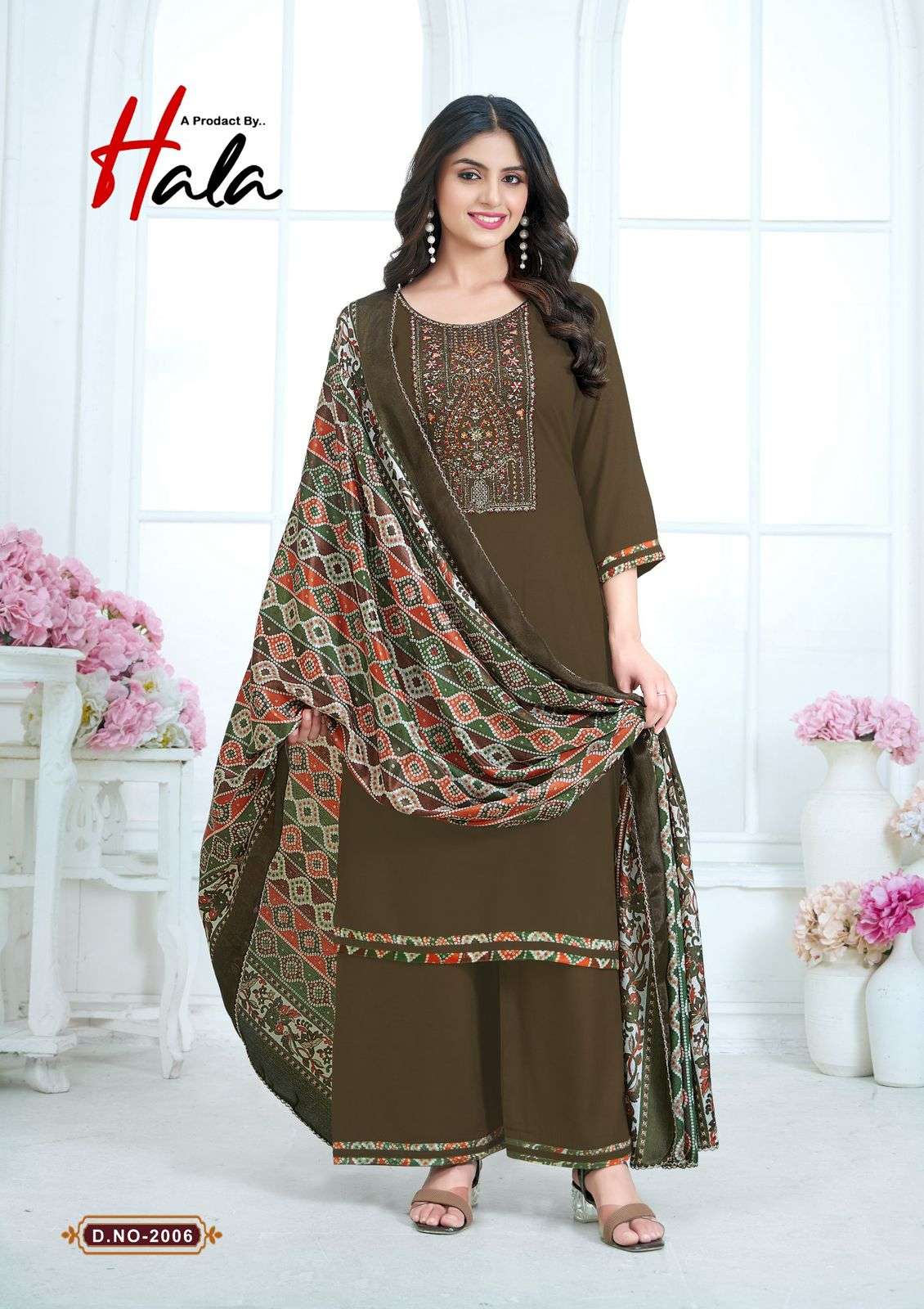 HALA Nigaar Vol 02 Rayon Printed Dress Material - Amrah Wholesale