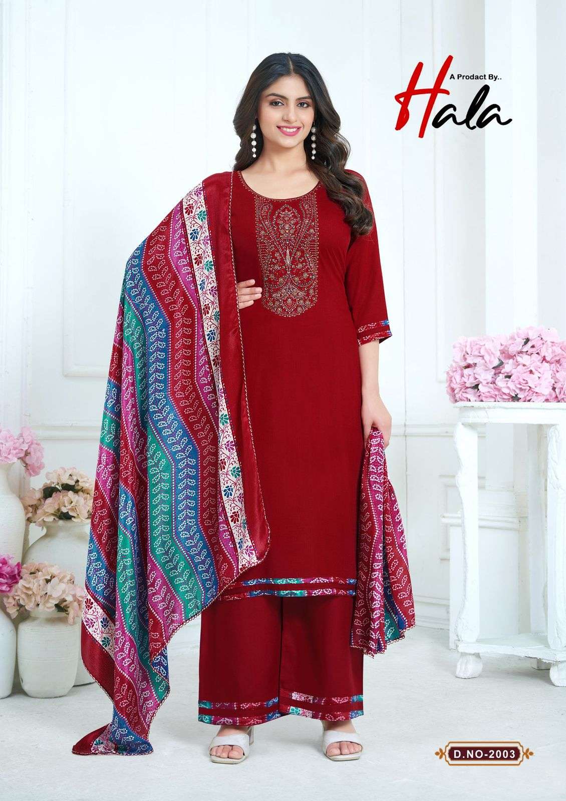 HALA Nigaar Vol 02 Rayon Printed Dress Material - Amrah Wholesale