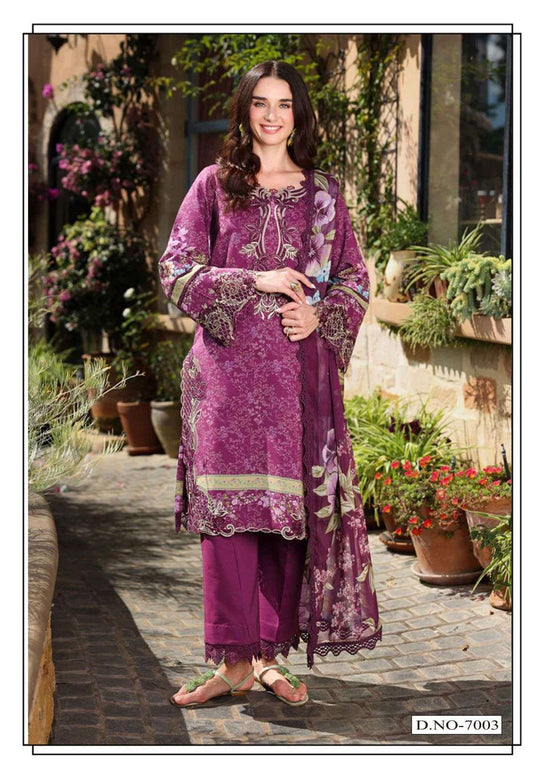 Hala Ramsha Vol-07 Cotton Printed Dress Material - Amrah Wholesale