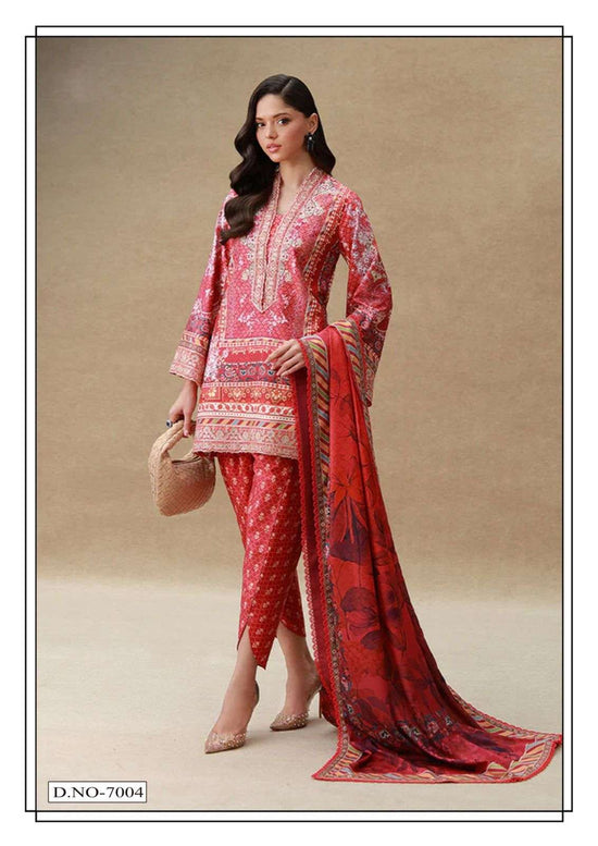 Hala Ramsha Vol-07 Cotton Printed Dress Material - Amrah Wholesale
