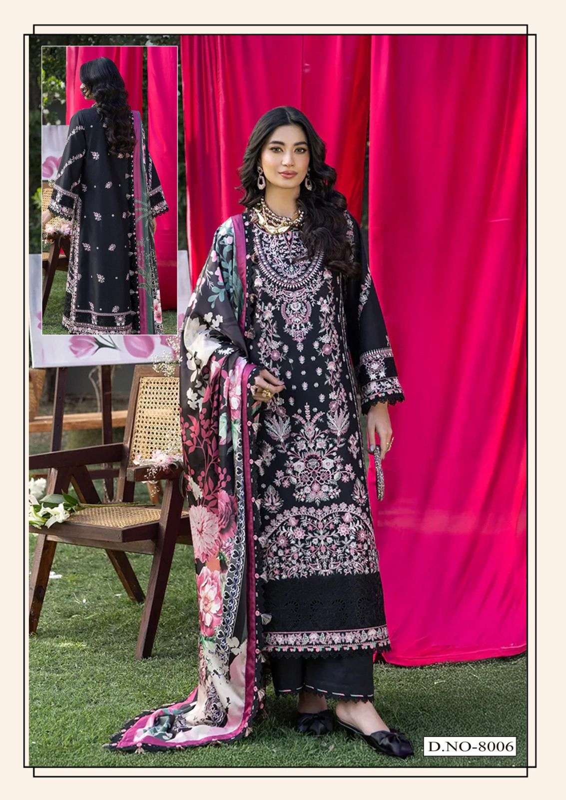 HALA RAMSHA Vol-8 Cotton Pakistani Suit - Amrah Wholesale
