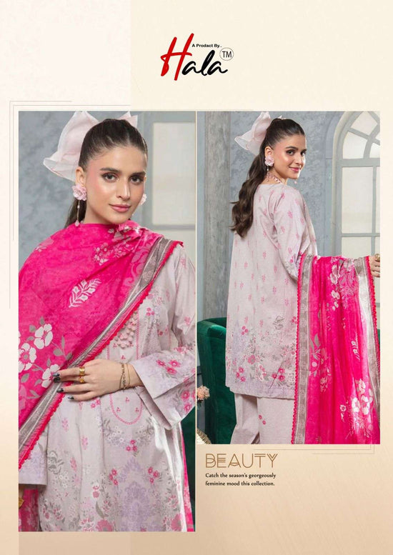 HALA RAMSHA Vol-8 Cotton Pakistani Suit - Amrah Wholesale