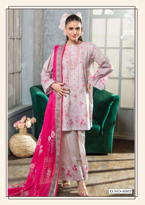 HALA RAMSHA Vol-8 Cotton Pakistani Suit - Amrah Wholesale