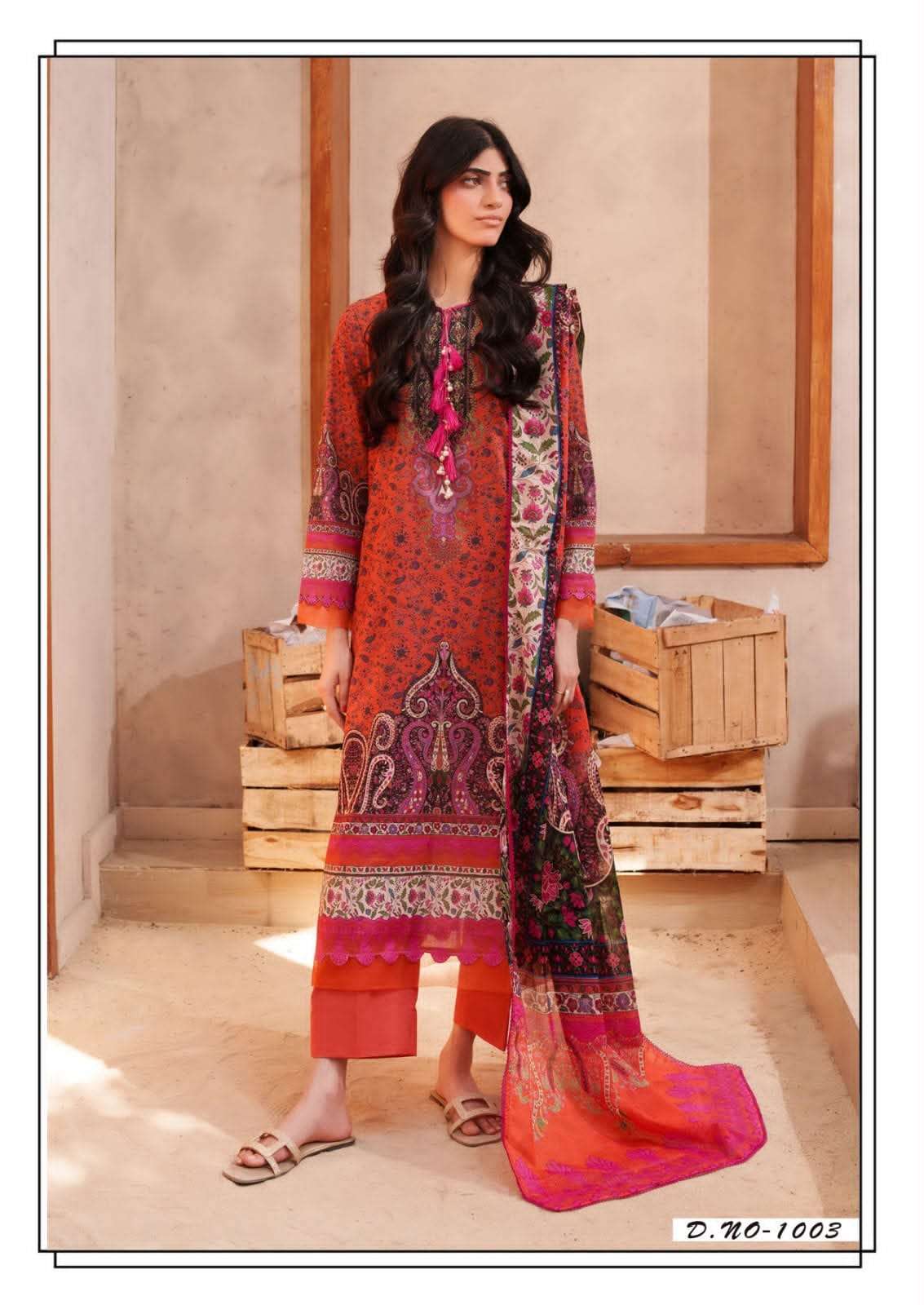 Hala Rang E Bahar Vol 1 Luxury Heavy Cotton Salwar Suit Wholesale