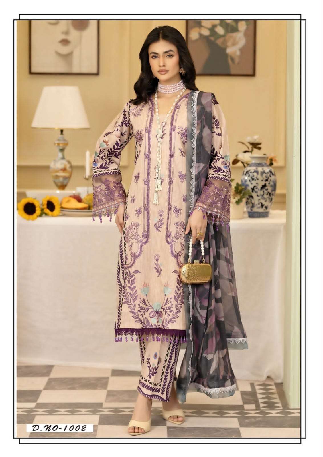 Hala Rang E Bahar Vol 1 Luxury Heavy Cotton Salwar Suit Wholesale