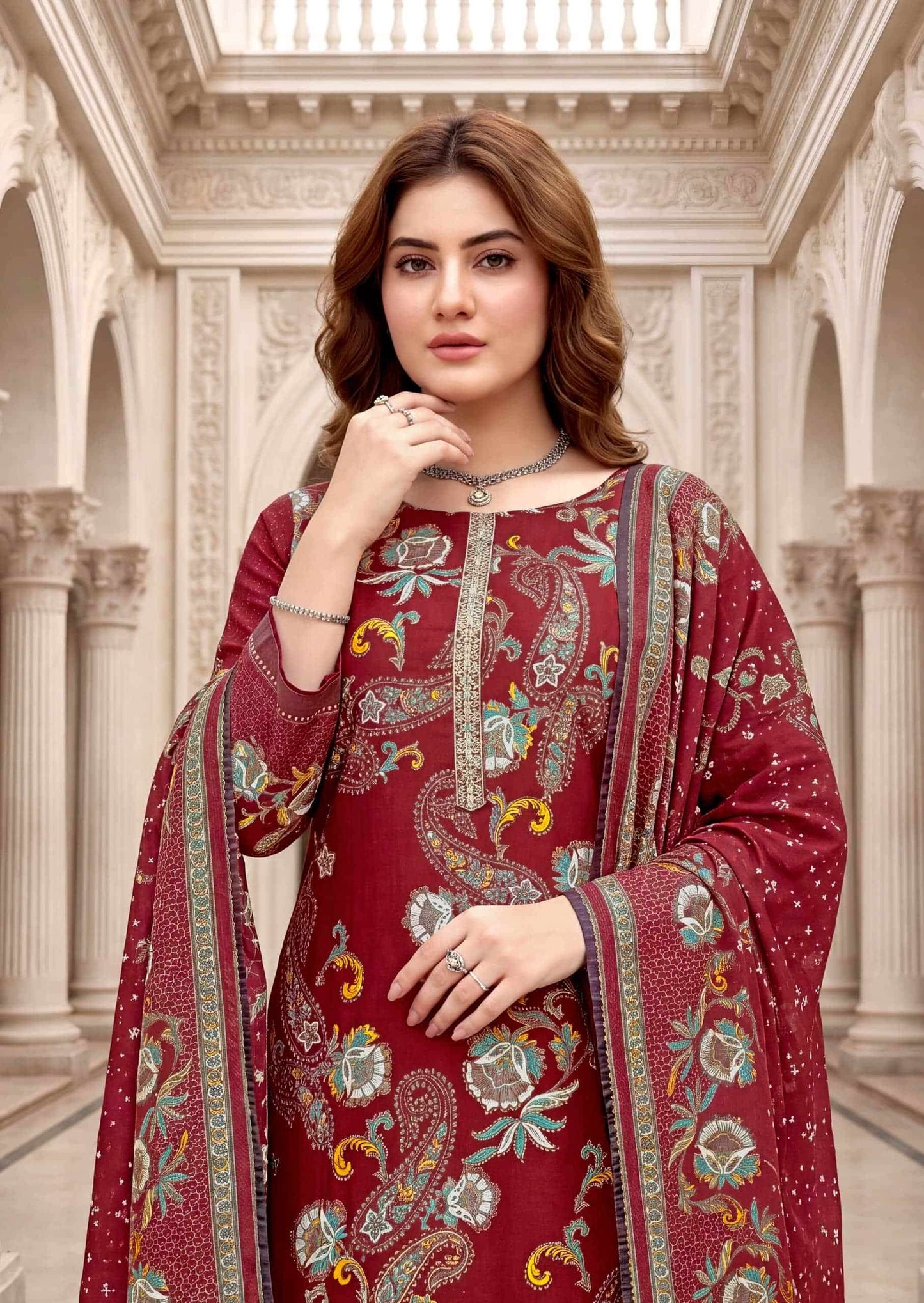 Harshit Bosco Pure Jam Printed Dress Material