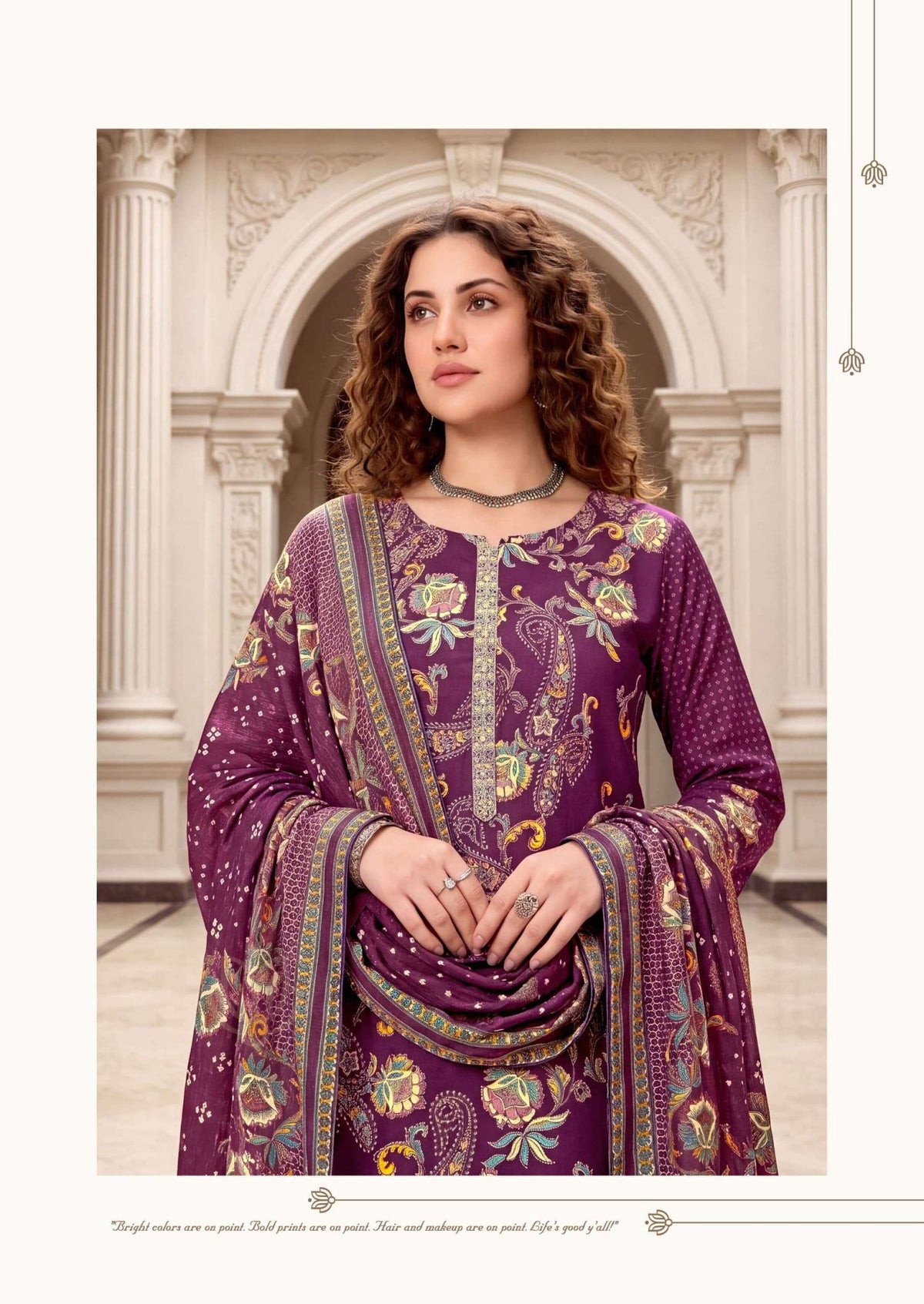 Harshit Bosco Pure Jam Printed Dress Material - Amrah Wholesale