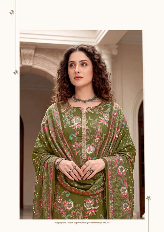 Harshit Bosco Pure Jam Printed Dress Material - Amrah Wholesale